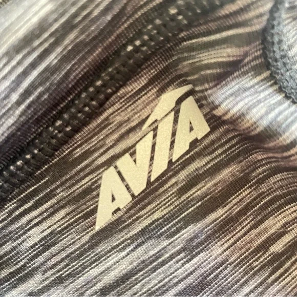 $10 SALE Avia Workout Shorts Activewear Women XL Black Charcoal Grey Athleisure - Picture 4 of 8